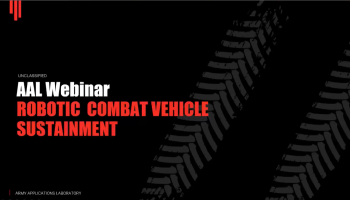 Robotic Combat Vehicles webinar (Opens in Pop-up Player)